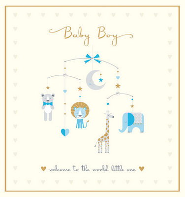 NB- Baby Boy (16 x 17cm /Handfinished)